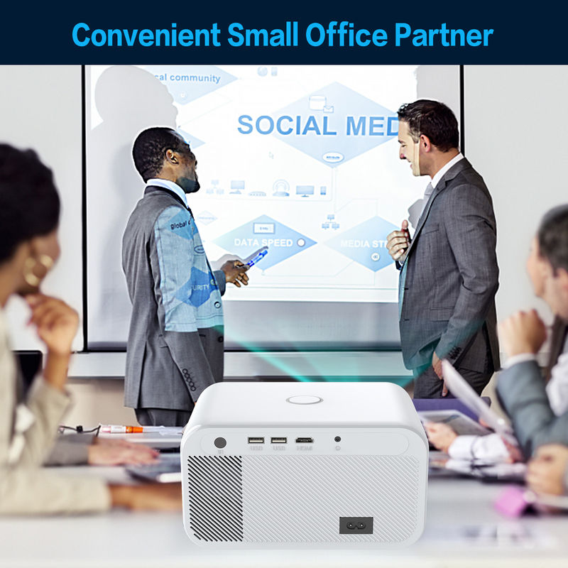 HD Mini LED T5-projector 2,2 kg Andriod 9.0 Multi-scène 110V-240V 50-60Hz