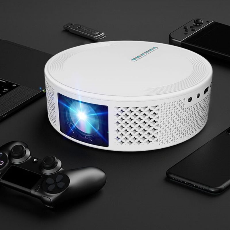 Ronde Duurzame Filmprojector Kleine, CE Home LED Mini HD Projector Android