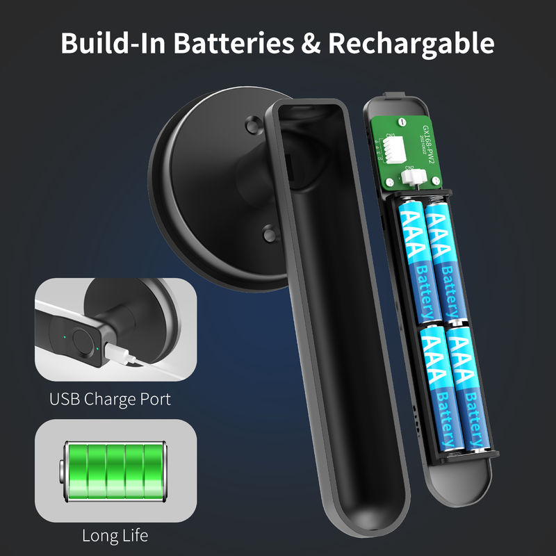 Vingerafdruk deur slot, sleutellose toegang deur slot met handvat, biometrisch deur slot, 100 vingerafdrukken Smart Door Lock Knob
