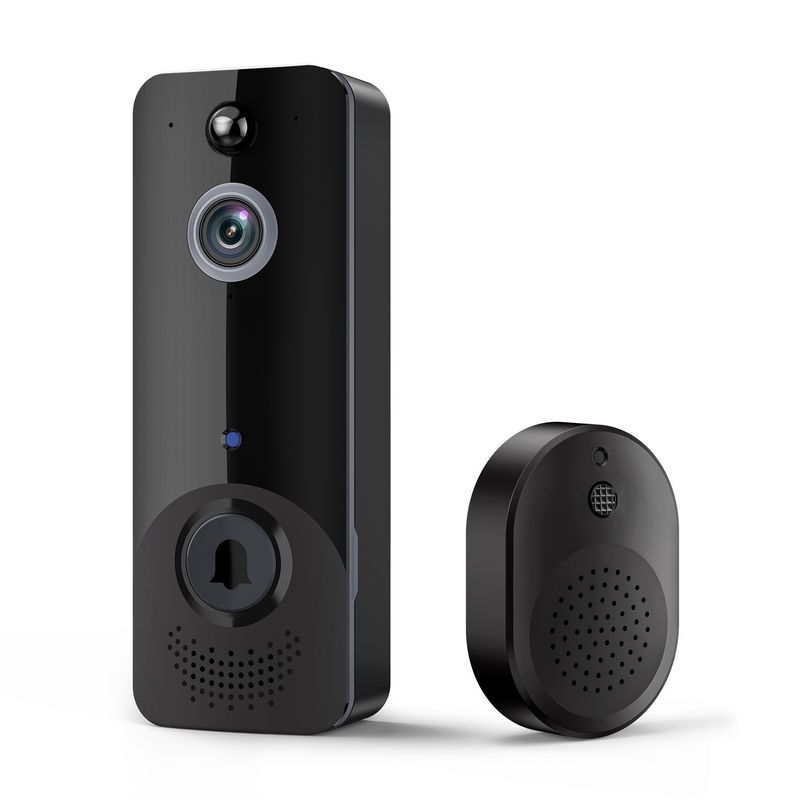 App Smart Wireless Ring Doorbell met Chime 140 graden Wide Angle Low Power Video Doorbell