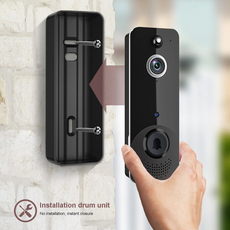 App Smart Wireless Ring Doorbell met Chime 140 graden Wide Angle Low Power Video Doorbell