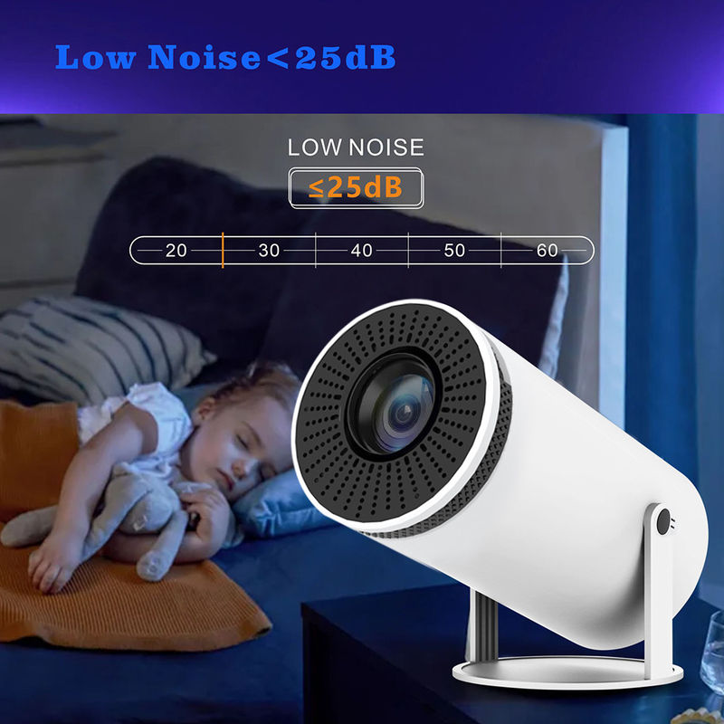 Android 11.0 Home Theater Projector HY300 Multimedia Doel 150 ANSI Lumens 60W HDMI